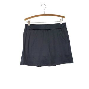 J Crew Factory Skort Pull On Pleated Active Black BG891 Pickleball Size Medium